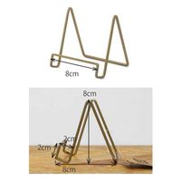 ポッシュリビング ディスプレイスタンドS アンティークゴールド W8×D8×H8cm アイアン 63983 1セット(2個)（直送品）