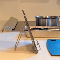 ポッシュリビング ディスプレイスタンドL アンティークゴールド W12×D12×H12cm アイアン 63984 1セット(2個)（直送品）