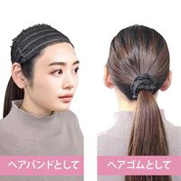 使い捨てヘアバンド（黒）100枚　WN-019-BLK フィフティ・ヴィジョナリー