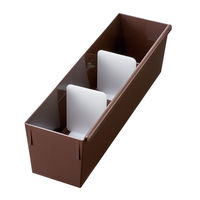 Like-it（ライクイット） サッ取りシリーズＴシャツケース　ブラウン STー03 1個