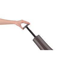 ライクイット ブーツ収納 ブーツホルダー　ブラウン 幅12×奥10.8×高35.5~49.5cm 1セット（2個組）