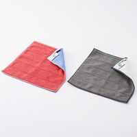 MQ・Duotex プレミアムダブルクロス レッド/ブルー 1枚 イーオクト　マイクロファイバークロス