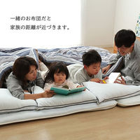 イケヒコ だんらん布団 掛布団 ブルー 190×240cm 1181571040286 1個（直送品）