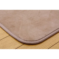 イケヒコ リラCE 無地ラグ 1850×1300mm ベージュ 1280120021503 1枚（直送品）