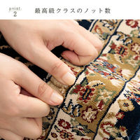 イケヒコ ベルミラ ウィルトンカーペット 2300×1600mm ワイン 1321180280401 1枚（直送品）