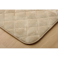 イケヒコ フラン キルトラグ 1750×1450mm ベージュ 1380000002904 1枚（直送品）