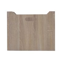 YAMAZEN 木目調 ファイルボックス 紙製 A4 ヨコ 取っ手付き 収納幅100mm NPF-1026(NA) 1セット(1個×3)