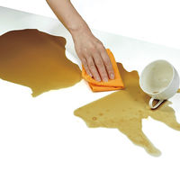 ピカッと吸水クロスII 繰り返し使える お掃除クロス 使い切り 雑巾 ロールタイプ オレンジ 1本（20カット分）ファイン