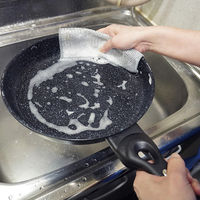 汚れをかきとる メッシュクロス たわし コンロ・シンク洗い 焦げ落とし キズつきにくい 1パック（3枚入）ファイン