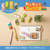 プラス テープのり わくわくBento 紙ケース入りテープのり しっかり貼れる 使い切り 54525 1個