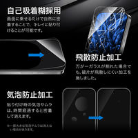 Google Pixel 9a ガラスフィルム スタンダードサイズ ブルーライトカット 貼り付けキット付（直送品）