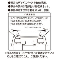 アストロ 車の天井収納ネット 607-55 1個（直送品）