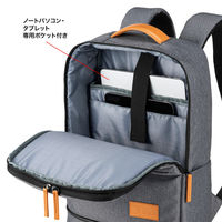サンワサプライ カジュアルPCバックパック（ライトグレー） BAGーBP17LGY 1個