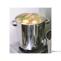 赤川器物製作所 AG18-8 目盛付寸胴鍋 45cm(手付) 11345 1点（直送品）