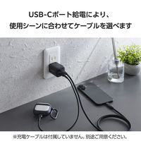 USB充電器 タイプC PD 40W USB-C×2 コンパクト Type-C 黒 EC-AC10640BK エレコム 1個