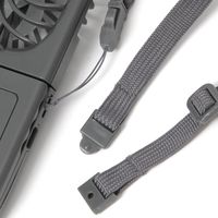 バッテリー&ショルダー付きファン チャコール LAKOLE/ラコレ