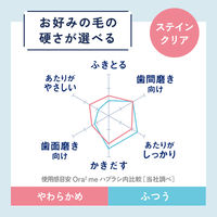 サンスター オーラツーミー ハブラシ ステインクリア やわらかめ 761366 1セット（6本）