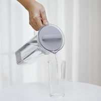 HARIO（ハリオ）冷水筒 ピッチャー 1200ml トライタン製 ペールグレー CBLー12ーPGR 1個