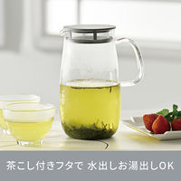 HARIO（ハリオ）冷水筒 レンジで簡単 1000ml 耐熱ガラス ダークグレー XMPー1000ーDGR 1個