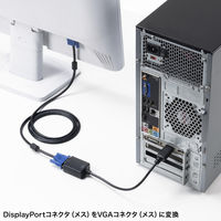 サンワサプライ  DisplayPort-VGA変換アダプタ AD-DPV06（直送品）