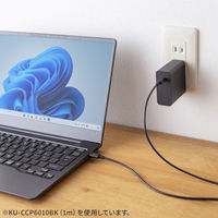 サンワサプライ  USB 2.0 Type-Cケーブル（PD60Ｗ・0.5m・ブラック） KU-CCP6005BK（直送品）
