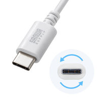 サンワサプライ  USB 2.0 Type-Cケーブル（C-A・2m・ホワイト） KU-CA20W（直送品）