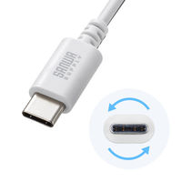 サンワサプライ  USB 2.0 Type-Cケーブル（C-A・0.5m・ホワイト） KU-CA05W（直送品）