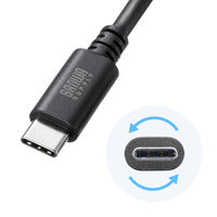サンワサプライ  USB 2.0 Type-Cケーブル（C-A・3m・ブラック） KU-CA30BK（直送品）