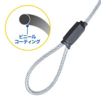 サンワサプライ  Surface用セキュリティワイヤー（ダイヤル錠タイプ） SLE-48SSFPG（直送品）