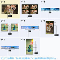 サンワサプライ  4画面ビデオウォールコントローラ（4K対応） VGA-PHD4VWC（直送品）