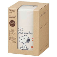 スケーター 保存容器 520ml プッシュボタン付き密封保存容器 キャラクター スヌーピー 429257 1個（直送品）