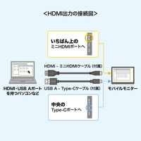 サンワサプライ  タッチパネル搭載モバイルモニター（15.6インチ・フルHD） DP-06（直送品）