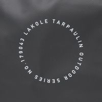 ターポリンBOXバッグ ブラック LAKOLE/ラコレ