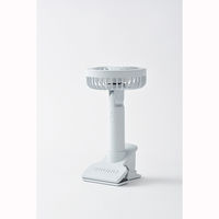 BRUNO ポータブルクリップライトファン（ブルーグレー） BDE035ーBGY 1個