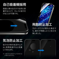 iPhone 16e/iPhone 14/iPhone 13 ガラスフィルム セラミックコーティング 全面保護 ブルーライトカット（直送品）