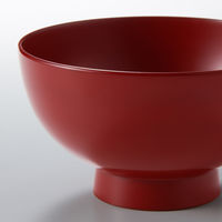 無印良品 河和田塗り汁椀 朱 約直径１２ｘ高さ６．５ｃｍ 1セット（1個×2） 良品計画