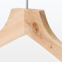 無印良品 節あり木製ハンガー 約幅４３ｃｍ ５本組 良品計画