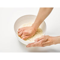 吉川国工業所 米とぎにも使えるザルとボウル（6点セット） ＬＢＫー10_Ｓｔ 1セット