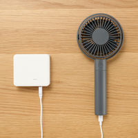 無印良品 角度が変えられる充電式ハンディファン グレー ＭＪーＭＨ４ーＧＹ 良品計画