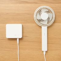 無印良品 角度が変えられる充電式ハンディファン ホワイト ＭＪーＭＨ４ーＷＨ 良品計画