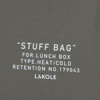 スタッフランチバッグ ダークグレー LAKOLE/ラコレ