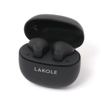 ワイヤレスイヤホン ブラック LAKOLE/ラコレ