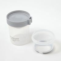 持ち手付きサラダボトル グレー LAKOLE/ラコレ