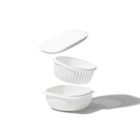 吉川国工業所 蒸気であたためる冷凍ごはん容器2個組　Ｗ ＬＢＫー21*2Ｐ_Ｗ 1セット