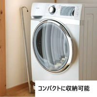 富士商 伸縮サブハンガー ステンレス製 物干し竿にも 洗濯屋外室内兼用 収納 F22049 1個（直送品）