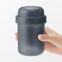 無印良品 トッピングカップ付き ランチカプセル 黒 ３５０ｍＬ 良品計画