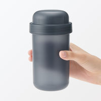 無印良品 トッピングカップ付き ランチカプセル 黒 ４５０ｍＬ 良品計画