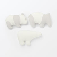 無印良品 ポケット付き 動物クッション（ホッキョクグマ） ２６×１６．５ｃｍ 良品計画
