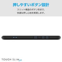 Galaxy S25 SC-51F ケース ハイブリッド 衝撃吸収 軽量 ブラック PM-G251TSLFCBK エレコム 1個（直送品）