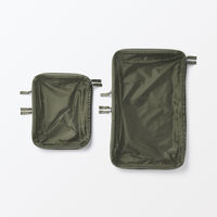 無印良品 ポリエステル仕分けケース圧縮タイプ カーキ Ｓ 約２０×２６×１０ｃｍ 良品計画